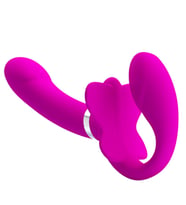 ETSMagaza USb Şarjlı Çift Taraflı Strapon Teknolojik  Vajinal Vibratör