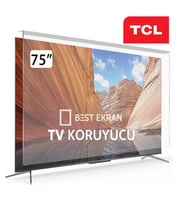 TCL 75" inç 190 Ekran Televizyon 4K/8K Led QLED Android Kırılmaz Ekran Koruyucu