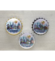 İstanbul Temalı Metal Magnet Alk4341