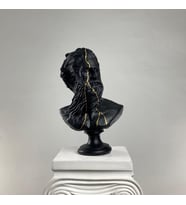 Poseidon 'Gold Streak' Dekoratif Heykel, Pop Art Roma Yunan Heykelleri