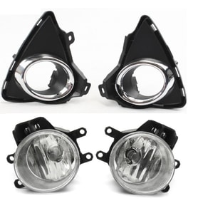 Toyota Auris 2013-2015 Sis Farı Takımı + Sis Kapağı Takım Set