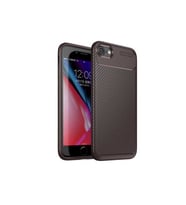 Apple iPhone SE 2022 Uyumlu Kılıf Zore Negro Silikon Kapak (Kahverengi)