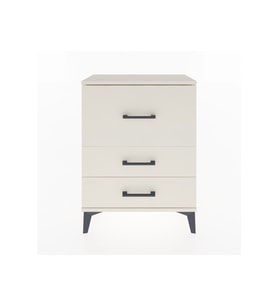 Arges Komodin 3 Çekmeceli 60x30x80 Aytaşı-Aytaşı
