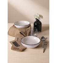 Keramika Krem Ephesus Yemek / Salata Tabağı 20 Cm 2 Adet 23381