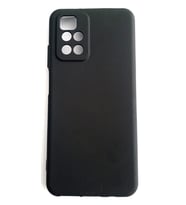 Xiaomi Redmi 10 2022 Ruber Case Yumuşak Slikon Kılıf (Siyah)