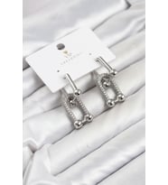 Gümüş Renk VIP Seri Tifani Zirkon Taşlı Kadın Küpe TJ-BKP11896