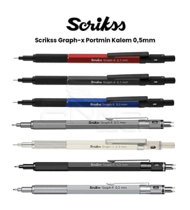 Scrikss Graph-x Portmin Kalem 0,5mm