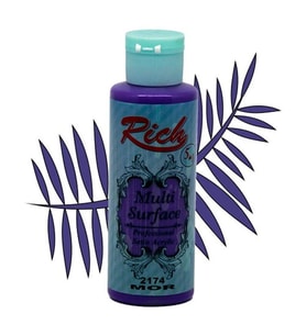 Rich Multi Surface Her Yüzey İçin Akrilik Boya 120 cc. 2174 MOR 