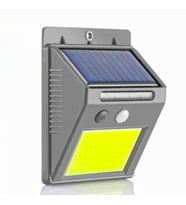 Solar 48 LED Bahçe Lambası - Geniş Açılı Panel - Duvara Monte