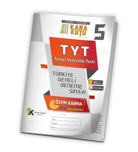 2024 TYT ÖSYM Arşivi Karma Kara Kutu Çıkmış Soru Türkiye Geneli D. Çözümlü Denem