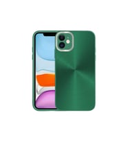 Apple iPhone 11 Uyumlu Kılıf Kamera Korumalı Sert Zore Desa Kapak (Koyu Yeşil)