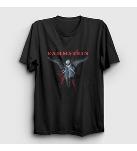 Presmono Unisex Siyah Angel Rammstein T-Shirt 104917tt