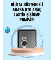 Type-C Şarj Girişli Taşınabilir Elektrikli Hava Pompası