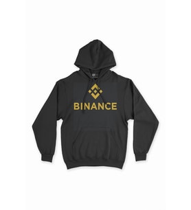 Binance Siyah Sweatshirt Hoodie