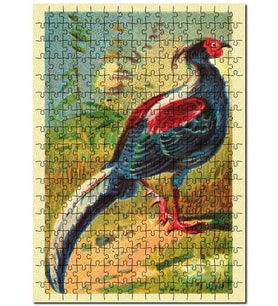 Cakapuzzle Sülün Kuşu Görseli Puzzle Yapboz MDF (Ahşap) (120 Parça)