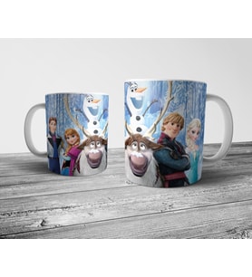 Pixxa Frozen Karlar Ülkesi (Elsa, Anna, Olaf) Kupa Bardak Model 4