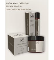 Crema Ritüel İkili Set – Crema Soy Wax Mum (100 g) + Crema Aroma Roll (10 ml)