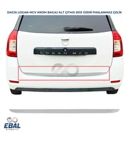 Dacia Logan MCV Krom Bagaj Alt Çıta 2013 Üzeri P. Çelik
