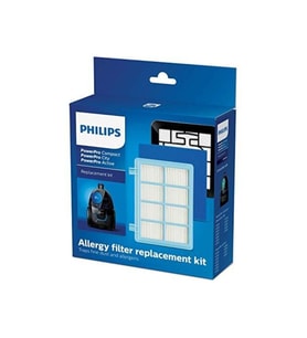 Philips Uyumlu FC 9352 PowerPro City Kutulu Hepa Filtre Seti