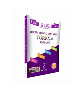 Karekök Yayınları Karekök Yayınları 8. Sınıf Beceri Temelli Türkçe Soru Bankası (Çok Renkli)