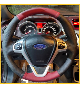Ford Fiesta Titanyum Kasa Araca Özel Direksiyon Kılıfı (Karışık)