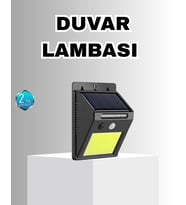 Solar Güçlü LED Dış Mekan Lambası – Güneş Enerjisiyle Şarj Olan Sensörlü Bahçe Işığı