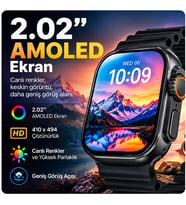 BUNNYS HK12 Ultra 4 AI Akıllı Saat IP67 Su Geçirmez what sapp Sesli Mesaj Gönderme AMOLED Bluetooth Aramalı