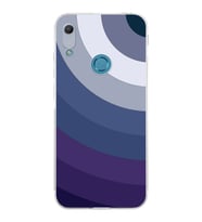 Huawei Y6 Pro 2019  Kamera korumalı Kapak Renk Cümbüşü Tasarımlı  Şeffaf Kılıf