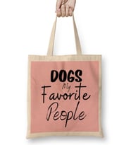 Funny Dog Lover Gift For Women Men Bez Çanta Uzun Saplı