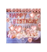 Çıtıpıtıstore Rose Gold Folyo Balonlu Balon Set