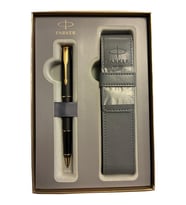 Parker Hediye Seti Sonnet Mat Siyah Roller Kalem + Kılıf