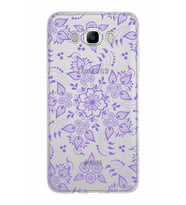 Samsung Galaxy J7 2016 Kapak Nostalji Desen Tasarımlı Şeffaf Silikon Kılıf