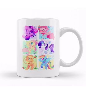 My Little Pony M6 Kupa Bardak Porselen