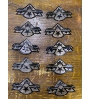 7X4 CM 10 LU ÇANTA GİYİM HOBİ AKSESUARI APLİKE