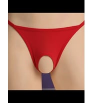 Fantezia Night Kırmızı Özel Bölgesi Açık Kadın String TG270057