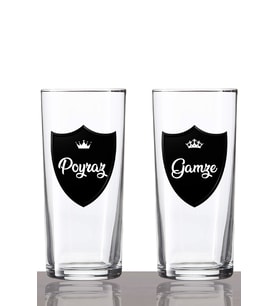 Kişiye Özel 2'li Royalty Rakı Bardağı