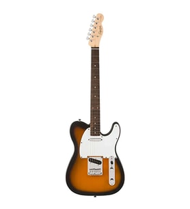 Squier 0379670503 Debut Telecaster Elektro Gitar (2-Color Sunburst)  Başlangıç Seviyesi Telecaster Klasik Sunburst ve Laurel Klavye