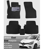 Renault Clio 4 Station Wagon (2012-2019) Uyumlu EVA Paspas Tam Set – Birebir Uyum,Araca Özel Tasarım