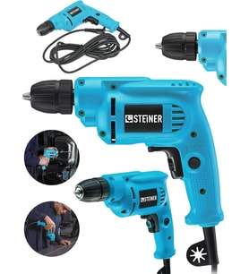 Steiner Alman 1400 Watt 10 Mm Professional Bakır Sargılı Kablolu Darbesiz Vidalama Matkap - St0518R2 (Çok Renkli)
