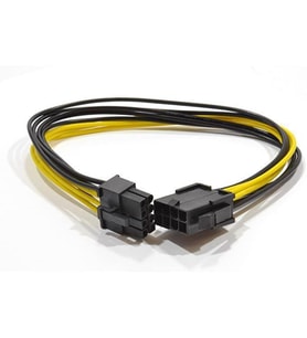 8 pin PCI-E ekran Kartı power uzatma kablo 60 cm