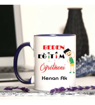 Beden Öğretmenine Özel Öğretmenler Günü Hediyesi Kişiye Özel Kupa Bardak