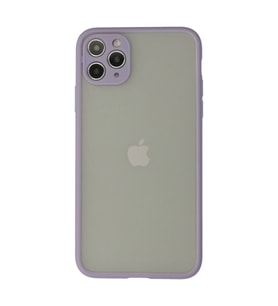 Apple İphone 12 Pro Max Kılıf Montreal Silikon Kapak - Mor