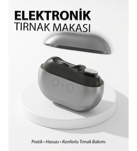 Lexroo Şarjlı Elektrikli M7 Tırnak Makası Otomatik Tırnak Kesici ve Törpü