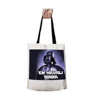 Siyah Kulplu En Havalı Baba Star Wars Yıkanabilir Okul Omuz Çanta
