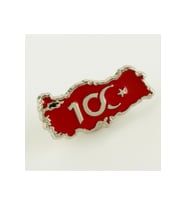 Cumhuriyetin 100. Yılına Özel Yaka Rozet