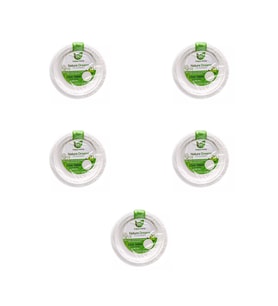 Roll-Up Nature Ekolojik Karton Kağıt Parti Tek Kullanımlık Tabak - 22 Cm. - 50 Adetlik 5 Paket