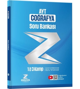 Zeduva Yayınları Coğrafyanın Kodları Ayt Coğrafya 1 Kitap 3 Kamp Soru Bankası - Yunus Turan