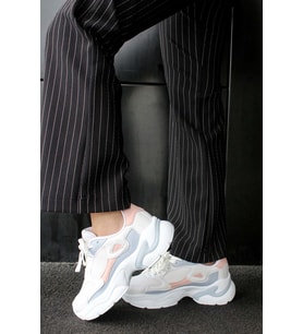 FAST STEP Kadın Sneaker Ayakkabı 666ZA152 (Pudra)