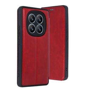 Xiaomi Redmi Note 14 Pro 4g Kılıf Flip Cover - Kırmızı