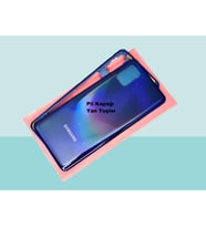 Tkgz - Samsung Galaxy A31 A315 FULL KASA Arka Kapak Batarya Kapağı - MAVİ